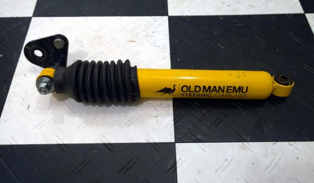 New Jersey Old Man Emu Steering Stabilizer with Relocation Bracket